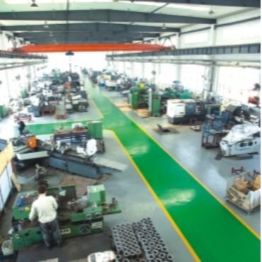 Radial drilling machine spindle production workshop show