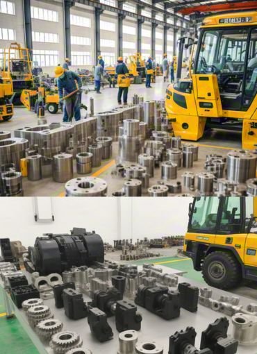 Spare parts for construction machinery industry