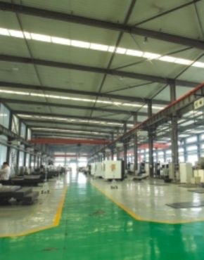 CNC machining center assembly area