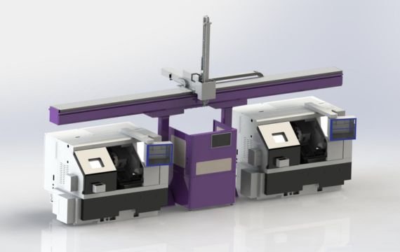 HG high-speed intelligent truss robot production line