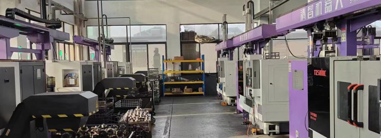 Mechanical processing automation production line - production unit truss model.