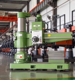 New radial drilling machine workshop display