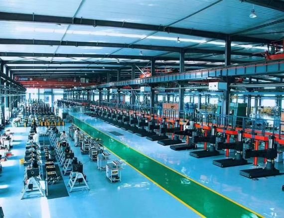 Radial drilling machine general assembly workshop