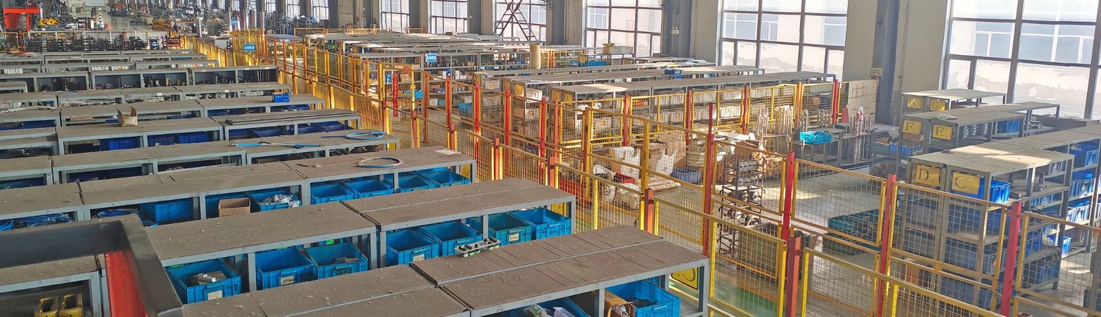 Radial drilling machine spare parts warehouse