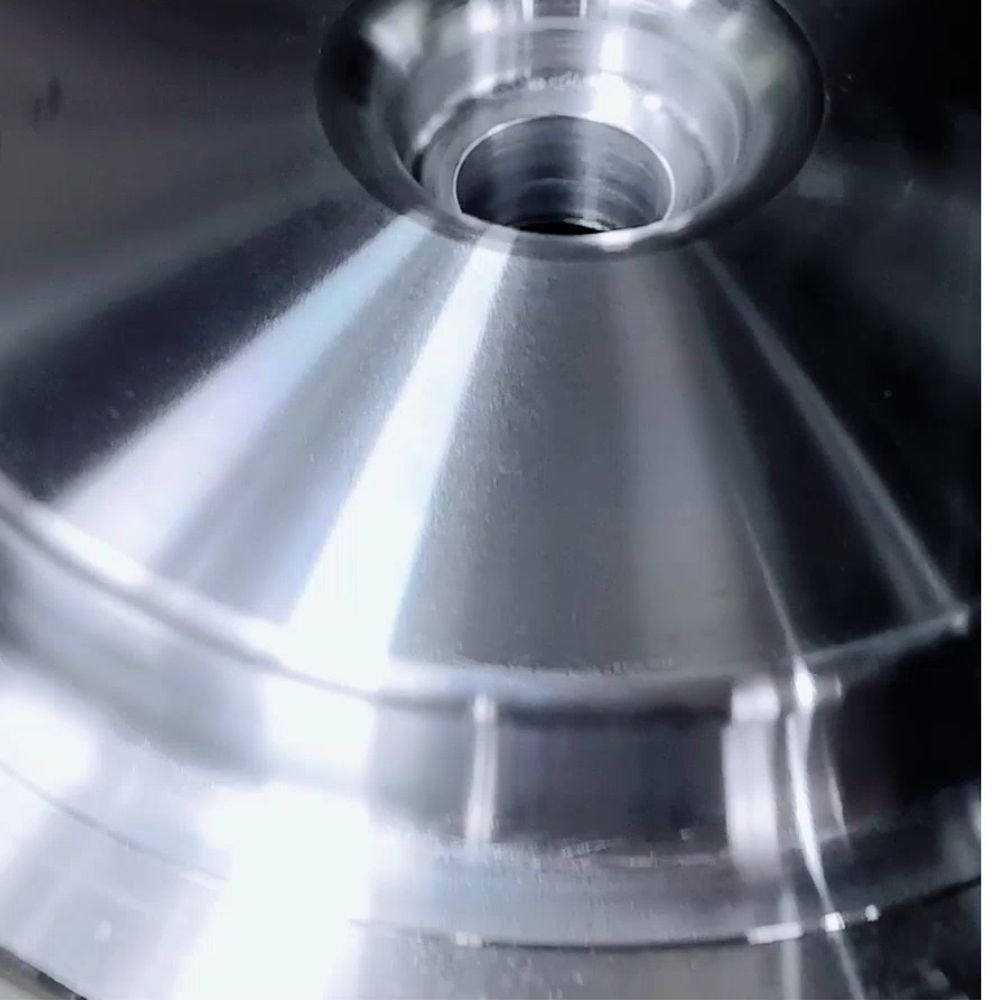 Reliablebrother CNC vertical lathe cutting test, parts surface effect