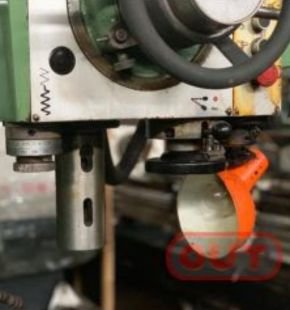 The customer purchased a work light for an older radial drill press to replace a broken one