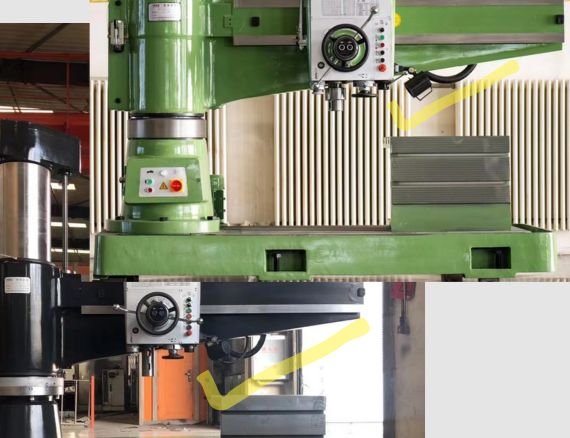 The new radial drilling machines are equipped with LED work lights, which are more durable and brighter.