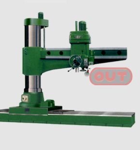 The work lights of the old sliding movable radial drilling machine have been eliminated