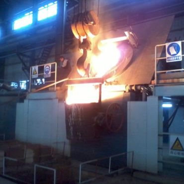 Medium frequency melting furnace site