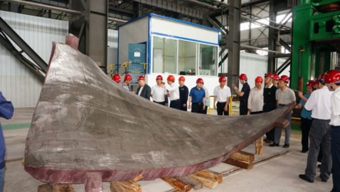 Power station megawatt-class large hydraulic turbine blade