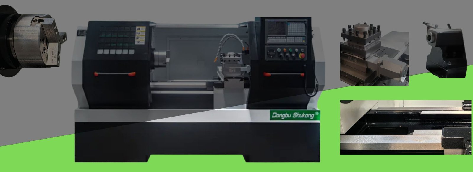 Reliable Brother CK6150 Flat Bed CNC Lathe