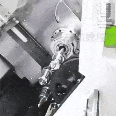 Z600 has the function of drilling eccentric holes and supports automatic tool change.